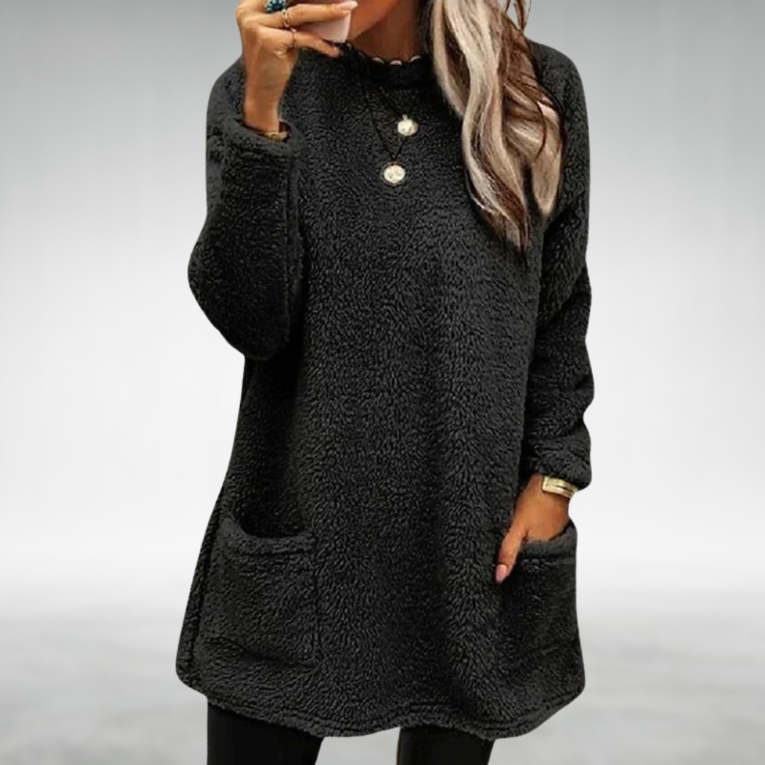 CosyFleece – Relaxed Fit Trui met Zakken