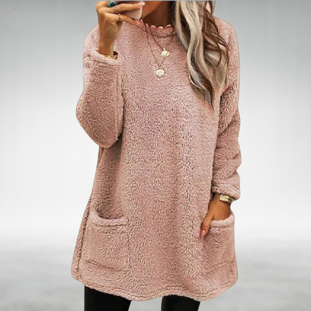 CosyFleece – Relaxed Fit Trui met Zakken
