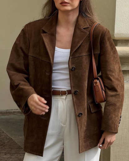 Calvéra™ | Klassieke suède blazer