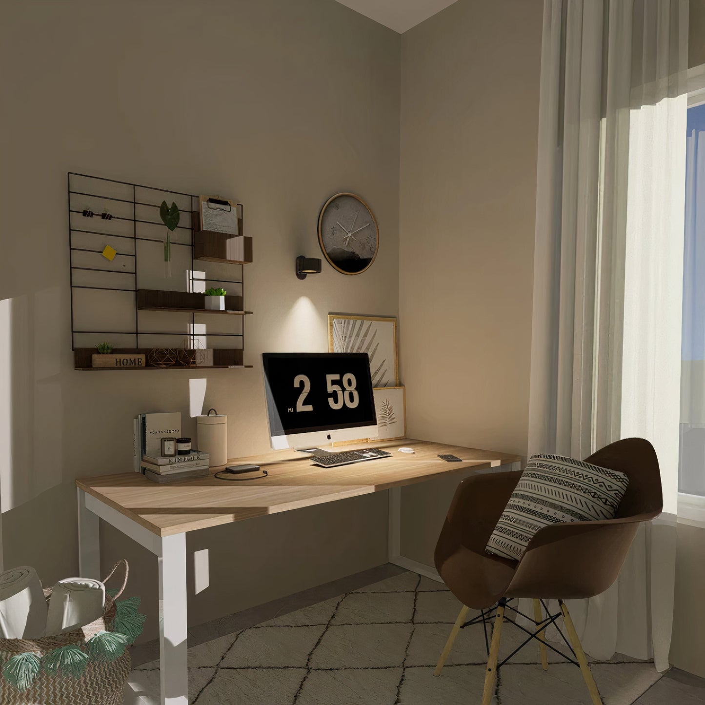 Lumora™ | Draadloze Dimbare LED Wandlamp met 360° Draaifunctie