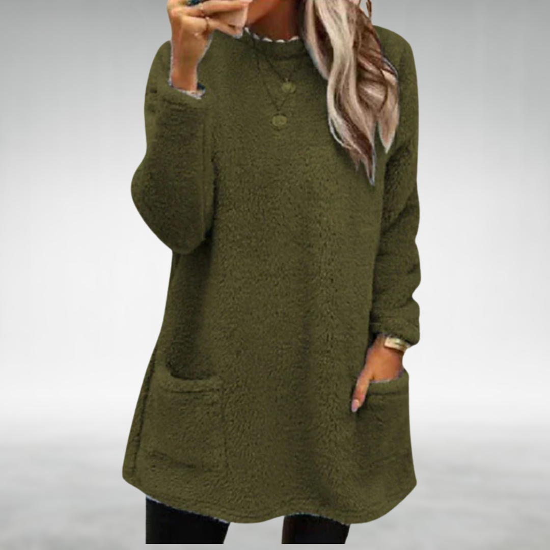 CosyFleece – Relaxed Fit Trui met Zakken