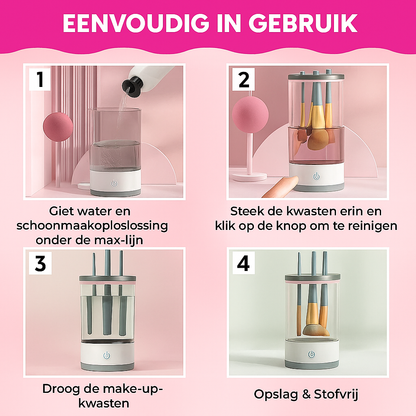 Automatische Make-upkwast Reiniger