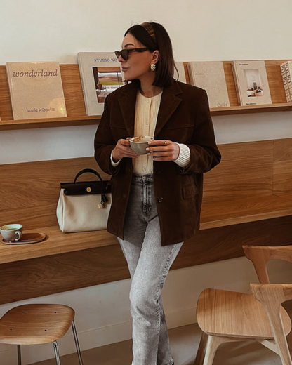 Calvéra™ | Klassieke suède blazer