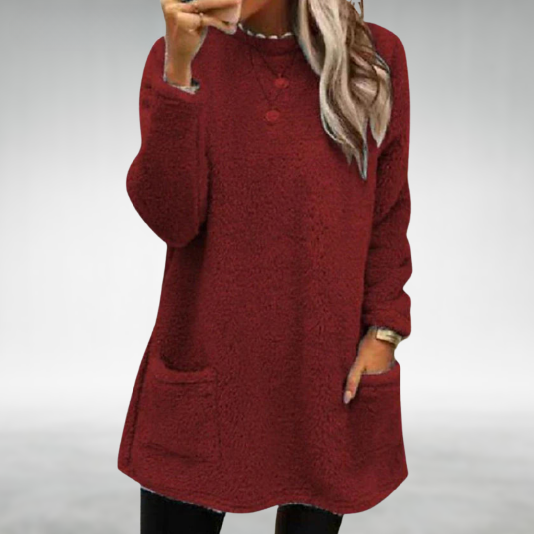 CosyFleece – Relaxed Fit Trui met Zakken