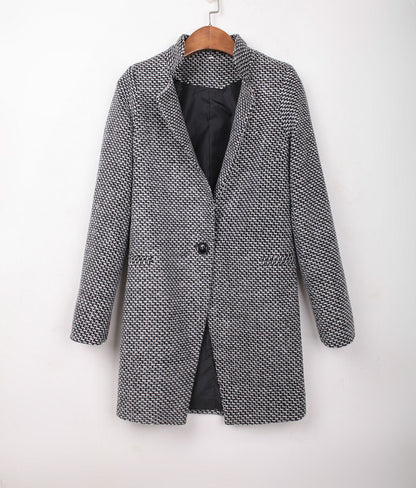 Aurora | Elegante Wollen Lange Jas