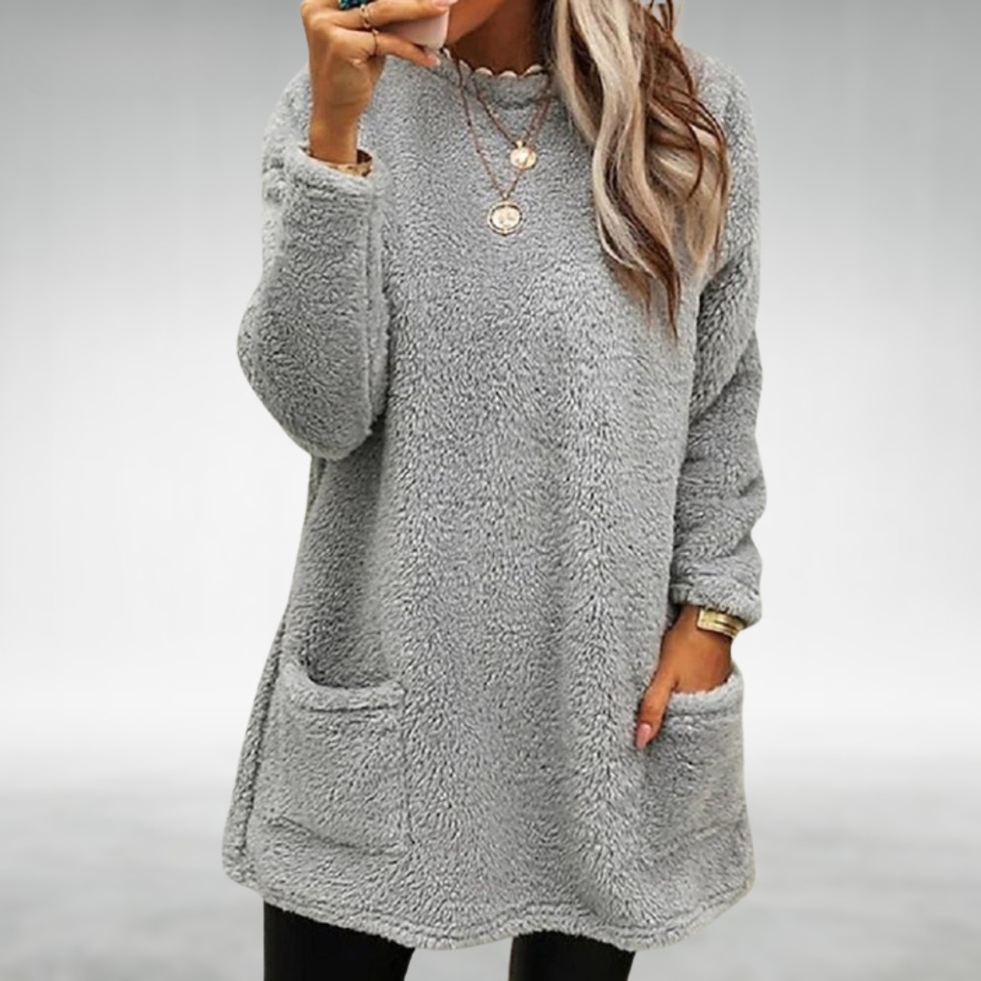 CosyFleece – Relaxed Fit Trui met Zakken