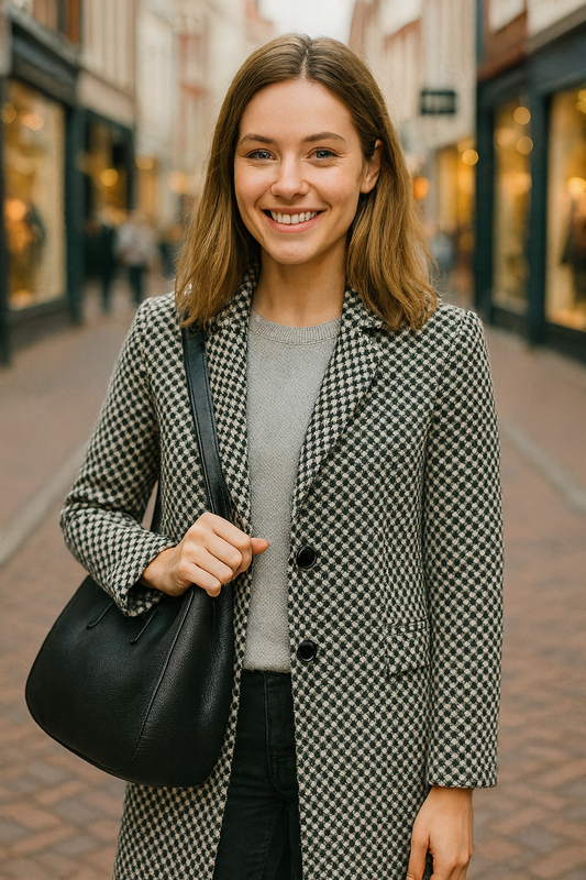 Aurora | Elegante Wollen Lange Jas