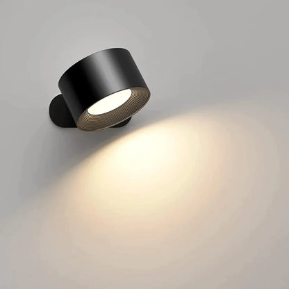 Lumora™ | Draadloze Dimbare LED Wandlamp met 360° Draaifunctie