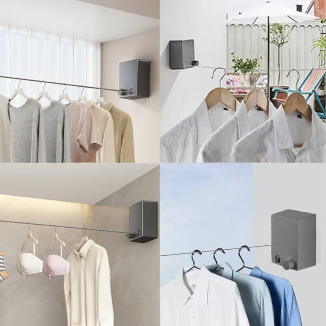 Spaceline™ - De uitschuifbare waslijn voor maximale ruimte en gemak