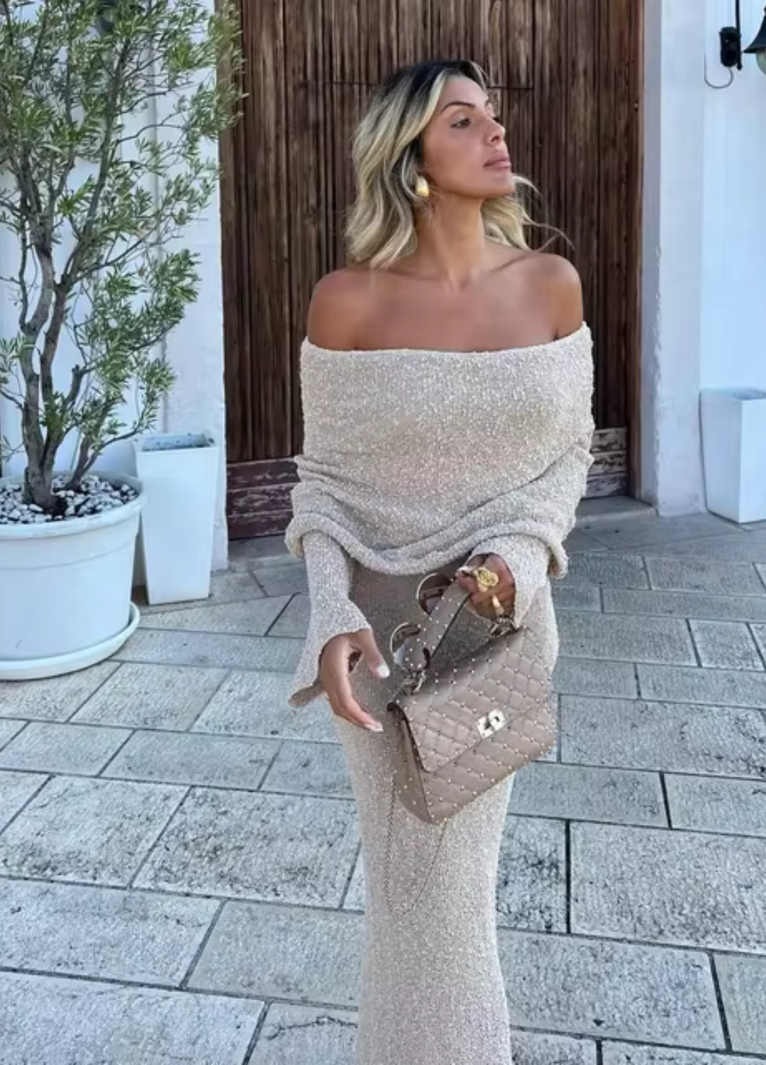 Sylvie™ - Off Shoulder Jurk
