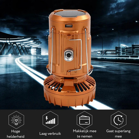 LumaTrek™ 2 in 1 lamp en ventilator