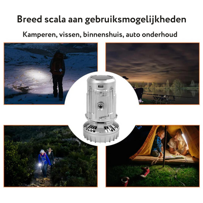 LumaTrek™ 2 in 1 lamp en ventilator