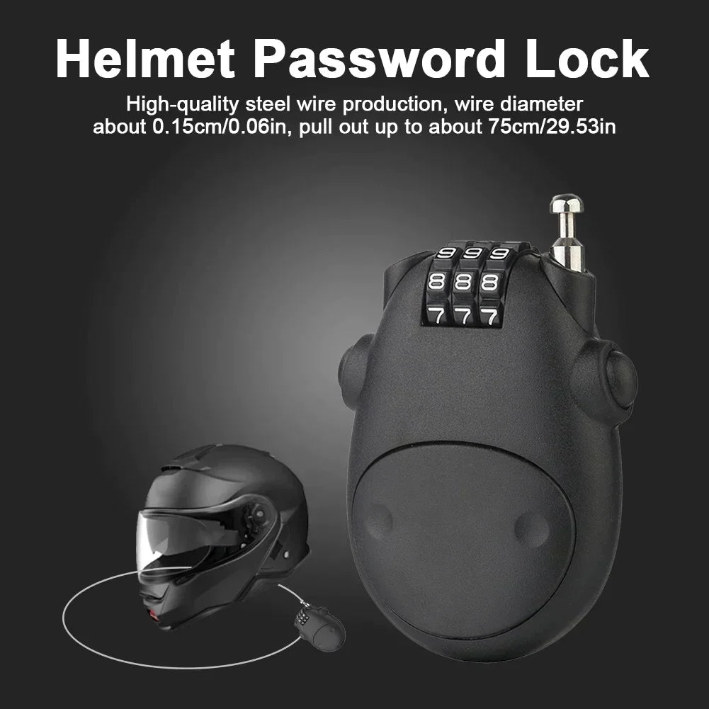 HelmGuard™ - Motorhelm Cijfer Slot
