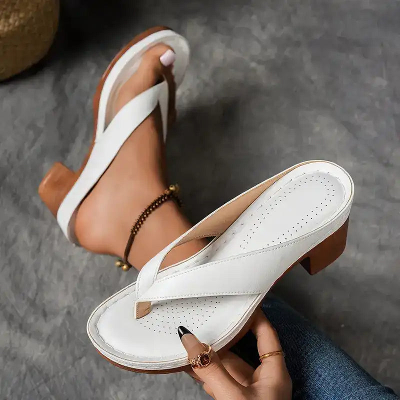 Clair™ | Comfortabele en stijlvolle orthopedische sandalen met hoge hak
