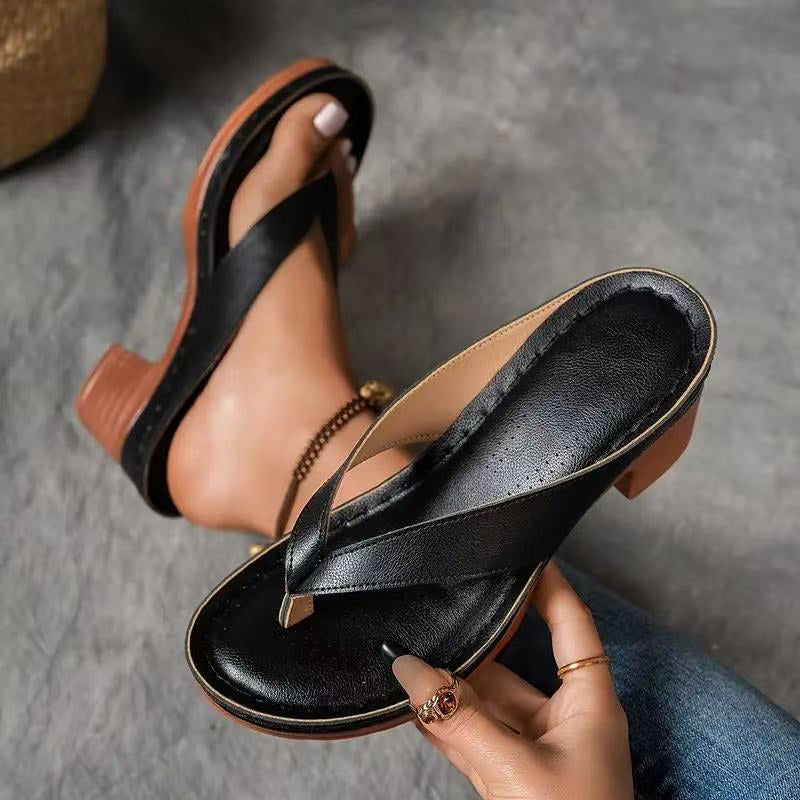 Clair™ | Comfortabele en stijlvolle orthopedische sandalen met hoge hak